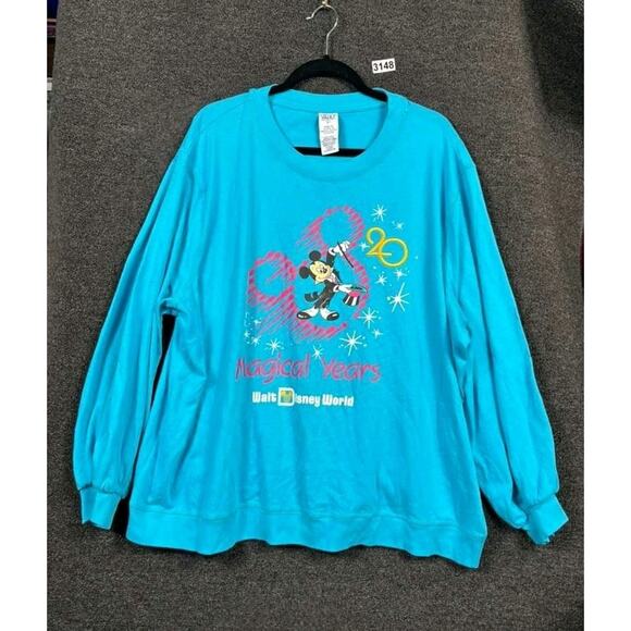 Walt Disney World 20 Magical Years Vault 50 Collection Long Sleeve T-shirt 3XL - Picture 3 of 9